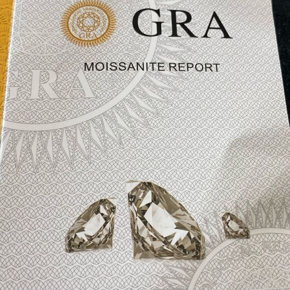 ASQ Spectacular 1ct Moissanite Diamond Necklace - Picture 10 of 16